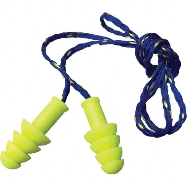 Earplug: 27dB, Thermoplastic Rubber, Four-Flange, No Roll, Corded MPN:EPRC01