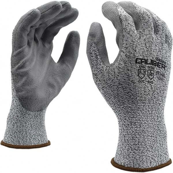 Cut-Resistant Gloves: Size L, ANSI Cut A2, Polyurethane, HPPE MPN:3716GL