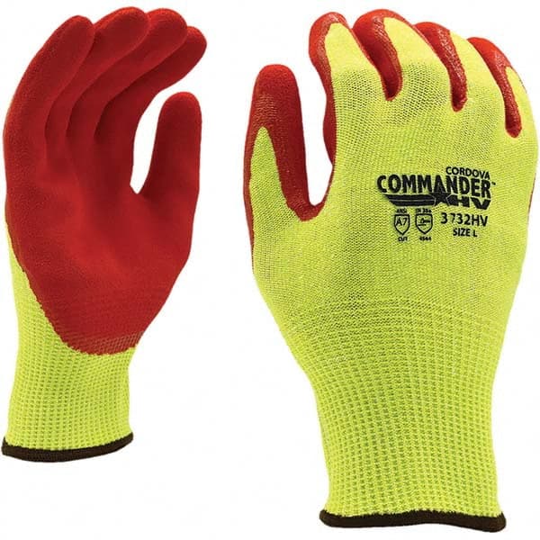 Cut, Puncture & Abrasive-Resistant Gloves: Size M, ANSI Cut A7, ANSI Puncture 4, Nitrile, HPPE MPN:3732HVM