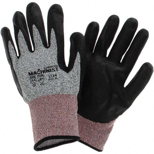 Cut, Puncture & Abrasive-Resistant Gloves: Size XL, ANSI Cut A4, ANSI Puncture 4, Foam Nitrile, HPPE MPN:3734XL