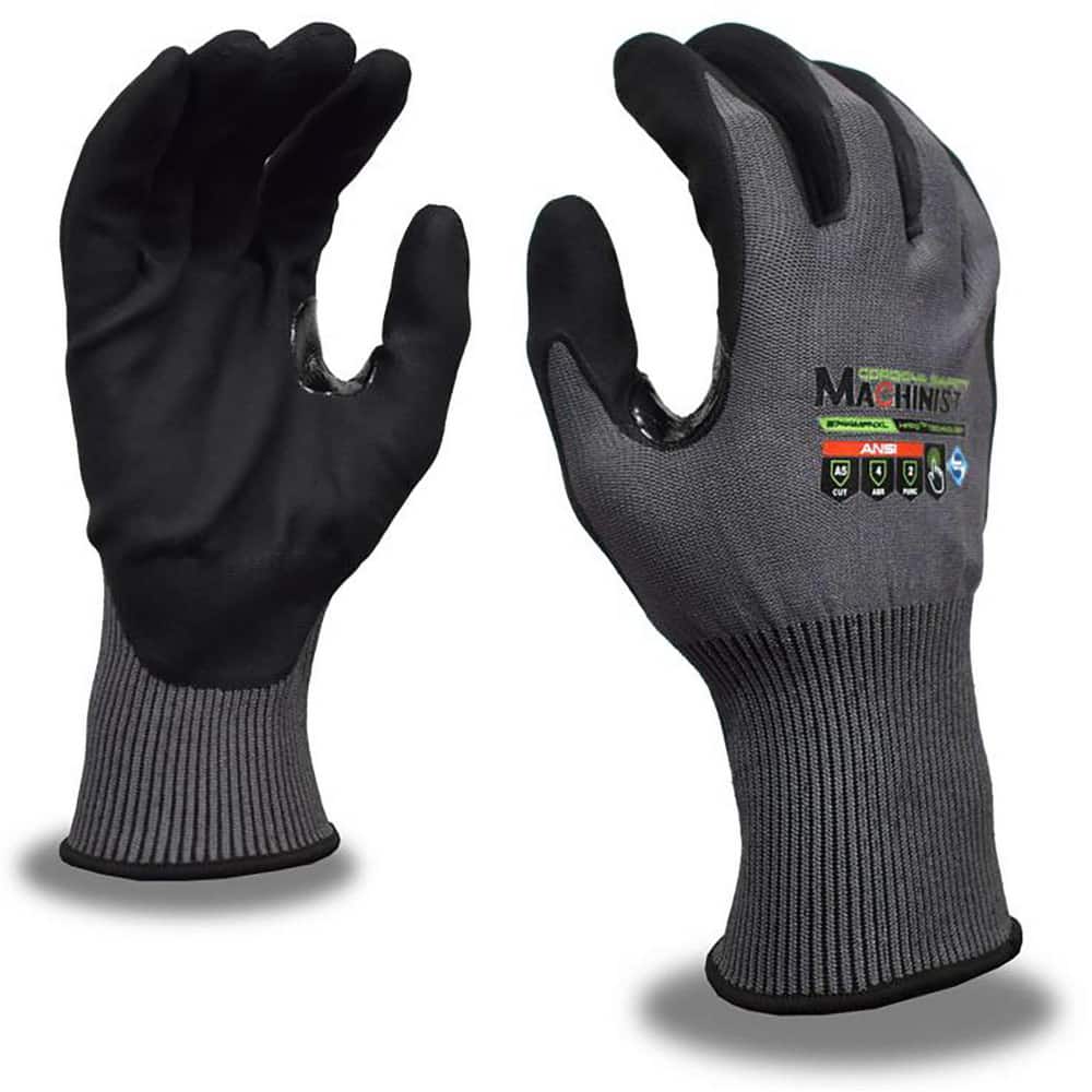 Puncture-Resistant Gloves:  Size  2X-Large,  ANSI Cut  A5,  ANSI Puncture  3,  Micro-Foam Nitrile,   HPPG High Performance Polyethylene Graphene MPN:3744MFNXXL