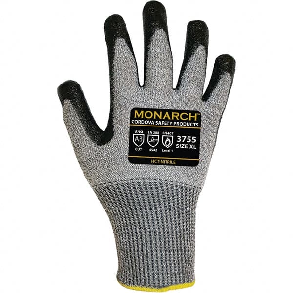 Cut, Puncture & Abrasive-Resistant Gloves: Size L, ANSI Cut 3, ANSI Puncture 2, Synthetic MPN:3755L