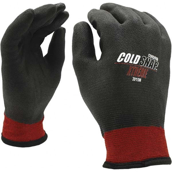 General Purpose Work Gloves: Medium, Polyvinylchloride Coated, Nylon MPN:3915M