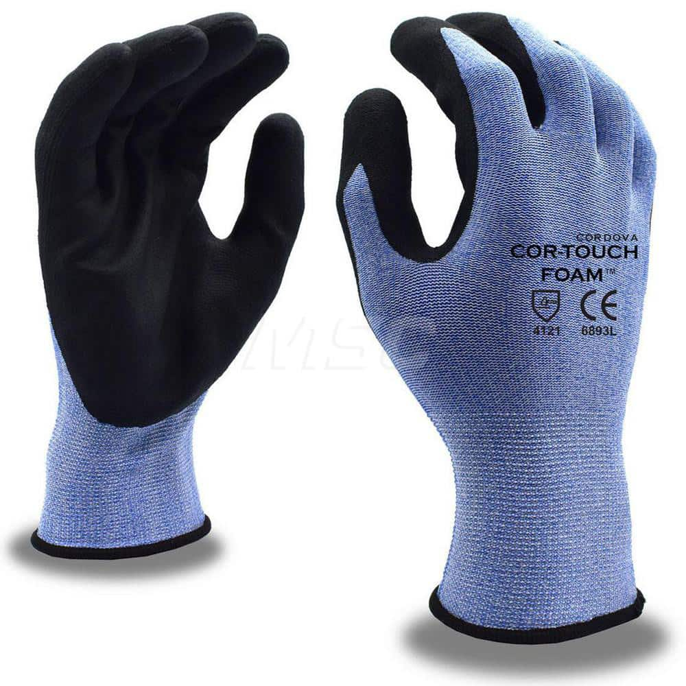 General Purpose Work Gloves: 2X-Large, Foam Nitrile Coated, Nylon MPN:6893XXL