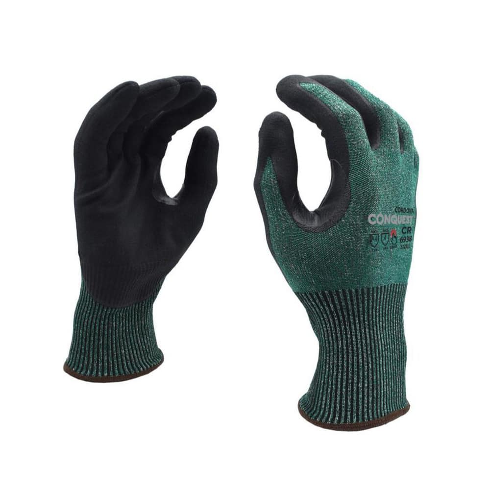Puncture-Resistant Gloves:  Size  Large,  ANSI Cut  A4,  ANSI Puncture  0,  Micro-Foam Nitrile,   HPPG High Performance Polyethylene Graphene MPN:6938L