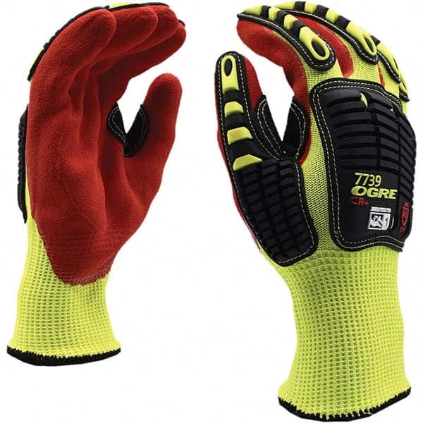 Cut, Puncture & Abrasive-Resistant Gloves: Size S, ANSI Cut A5, ANSI Puncture 4, Nitrile, HPPE MPN:7739S