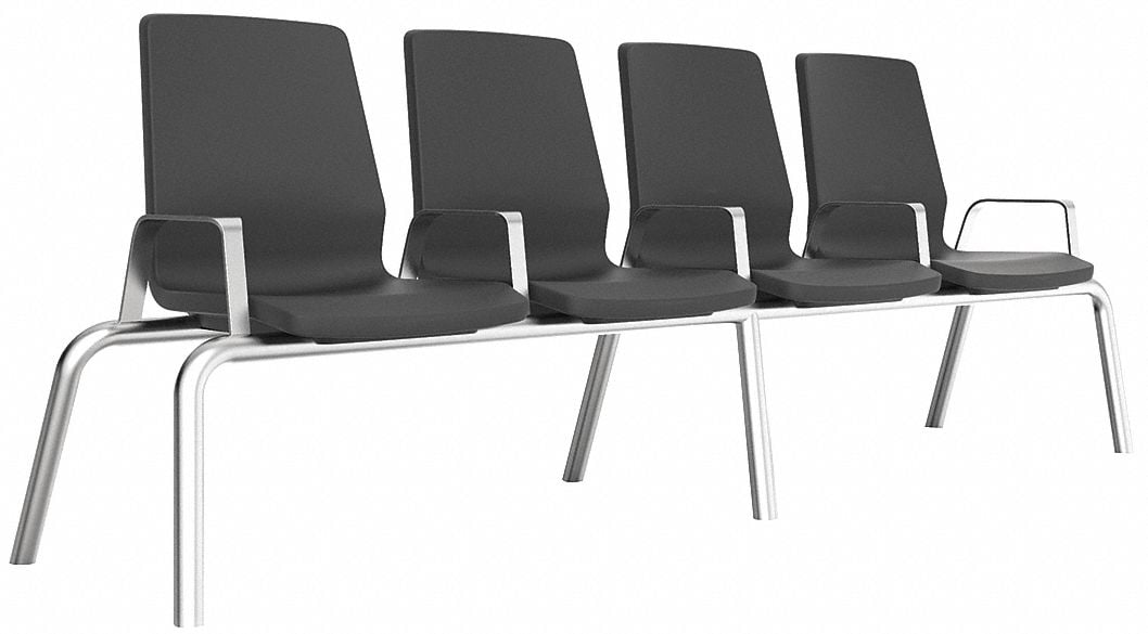 Structured Seating 4 Seats Black MPN:45BKB