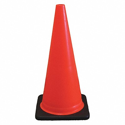 TRAFFIC CONE RED/ORANGE W/BLACK BASE 2 MPN:03-500-18