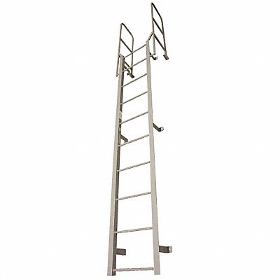 Fixed Ladder 6 ft H. Steel 7 Rungs MPN:F7W C1