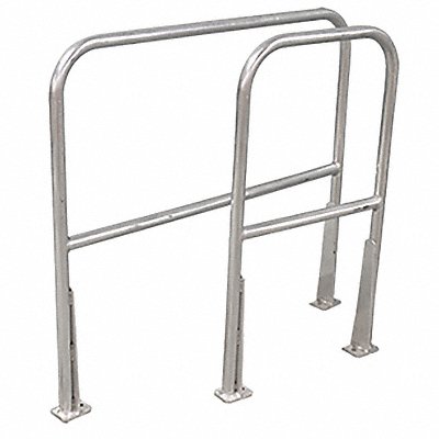 Safety Railing w/ Toe Board 4ft. Alum. MPN:AR4T C50 P6