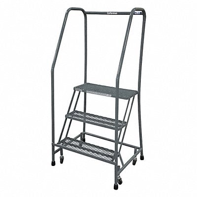 Rolling Ladder 60 in.H x 20 in.W 3 Steps MPN:1003R1820A1E10B3SSP3