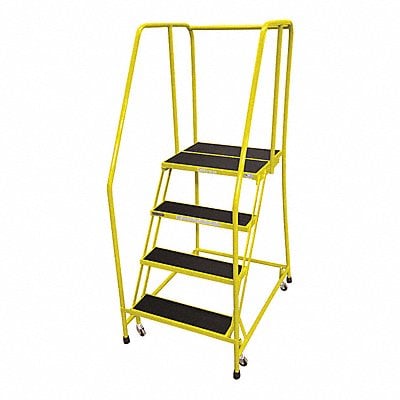 Rolling Ladder Steel 70In. H. Yellow MPN:1004R2630A2E20B3C2P6