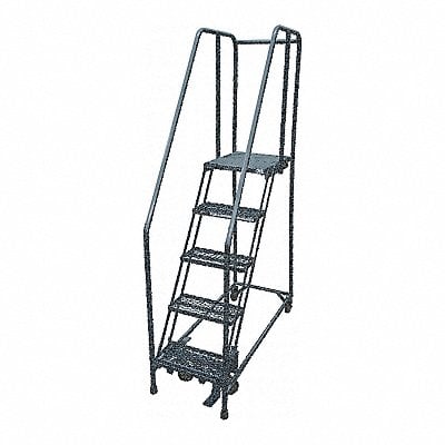 Rolling Ladder Steel 80In. H. Gray MPN:1005R2630A2E20B4AC1P6