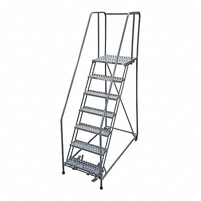 Rolling Ladder Steel 100In. H. Gray MPN:1007R3232A1E30B4C1P6