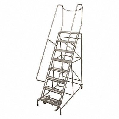 Rolling Ladder Steel 110In. H. Gray MPN:1008R1824A1E10B4D3C1P6