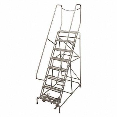 Rolling Ladder Steel 110In. H. Gray MPN:1008R2632A1E10B4D3C1P6