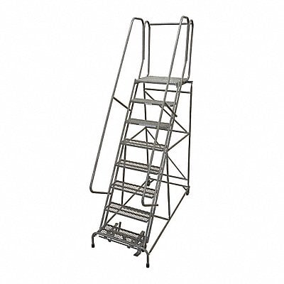 Rolling Ladder Steel 110In. H. Gray MPN:1008R2632A2E20B4AC1P6