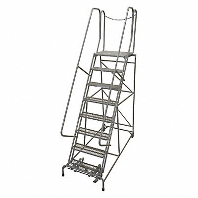 Rolling Ladder Steel 110In. H. Gray MPN:1008R2632A3E20B4D3C1P6