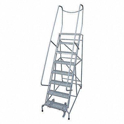 Rolling Ladder Steel 110In. H. Gray MPN:1008R2632A6E10B4D3C1P6