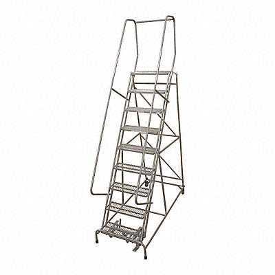 Rolling Ladder Steel 120In. H. Gray MPN:1009R2632A2E10B4AC1P6