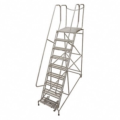 Rolling Ladder Steel 120In. H. Gray MPN:1009R2632A3E30B4D3C1P6