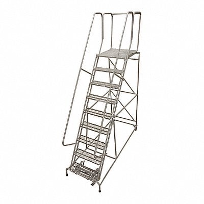 Rolling Ladder Steel 120In. H. Gray MPN:1009R2632A6E30B4AC1P6