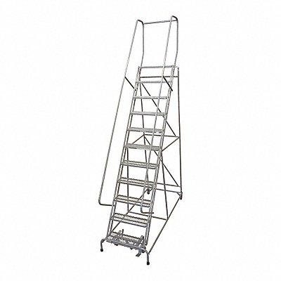 Rolling Ladder Steel 140In. H. Gray MPN:1011R2632A1E10B4AC1P6