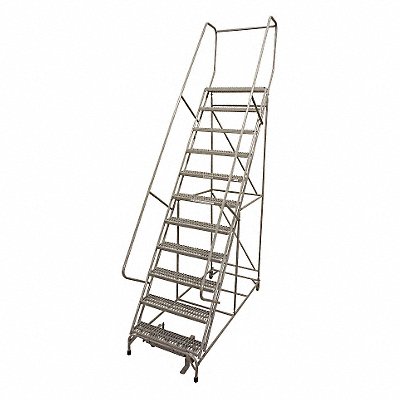 Rolling Ladder Steel 140In. H. Gray MPN:1011R2632A3E10B4AC1P6