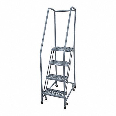 Rolling Ladder Steel 70In. H. Gray MPN:1504R1820A3E10B3C1P6