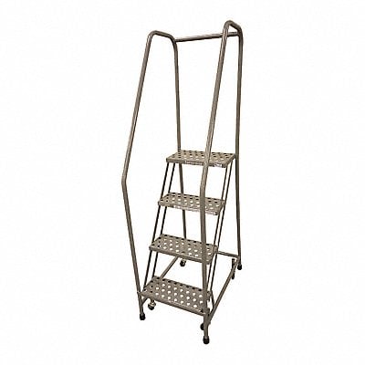 Rolling Ladder Steel 70In. H. Gray MPN:1504R1820A6E10B3C1P6