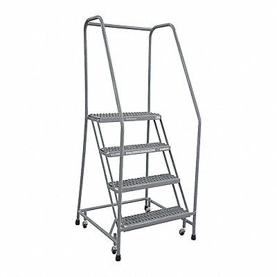 Rolling Ladder Steel 70In. H. Gray MPN:1504R2630A1E10B3W5C1P6