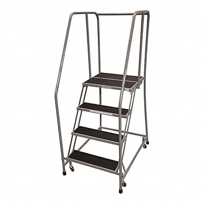 Rolling Ladder Steel 70In. H. Gray MPN:1504R2630A2E10B3W5C1P6