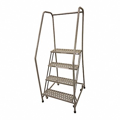 Rolling Ladder Steel 70In. H. Gray MPN:1504R2630A6E10B3W5C1P6