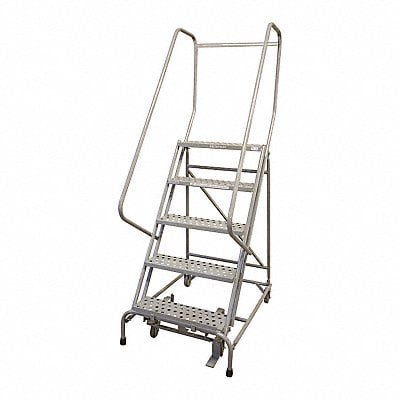 Rolling Ladder Steel 80In. H. Gray MPN:1505R3232A3E10B4W4C1P6