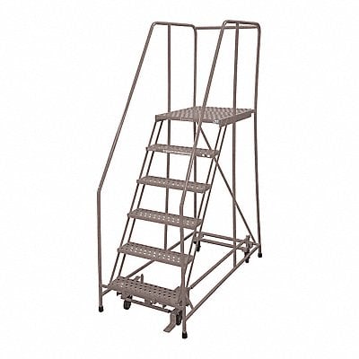 Rolling Ladder Steel 90In. H. Gray MPN:1506R1824A1E30B4W4C1P6