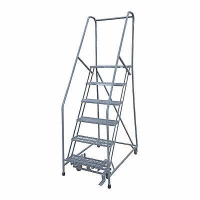 Rolling Ladder Steel 90In. H. Gray MPN:1506R2630A1E10B4W5C1P6