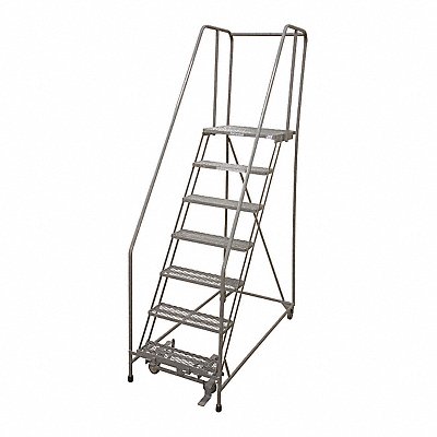 Rolling Ladder Steel 100In. H. Gray MPN:1507R1824A1E20B4W4C1P6