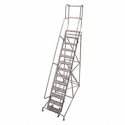 Rolling Ladder 172in.H x 42in.W 13 Steps MPN:1513R2642A2E20B4W4C1P3