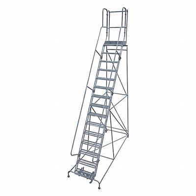 Rolling Ladder 192in.H x 42in.W 15 Steps MPN:1515R2642A2E30B4W4C1P3