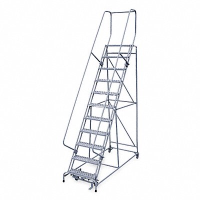 Rolling Ladder Hndrl Pltfm 100 In H MPN:1710R2632A1E12B4W4C1P6