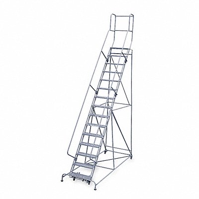 Rolling Ladder Hndrl Pltfm 150 In H MPN:1715R2642A3E12B4W4C1P3