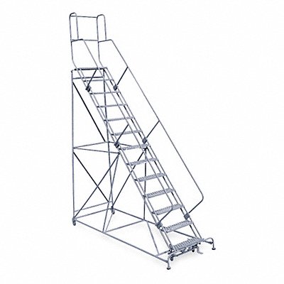 Rolling Ladder Hndrl Pltfm 130 In H MPN:2613R2642A1E24B4W5C1P3