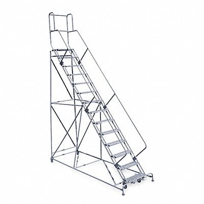 Rolling Ladder Hndrl Pltfm 140 In H MPN:2614R2642A1E24B4W5C1P3