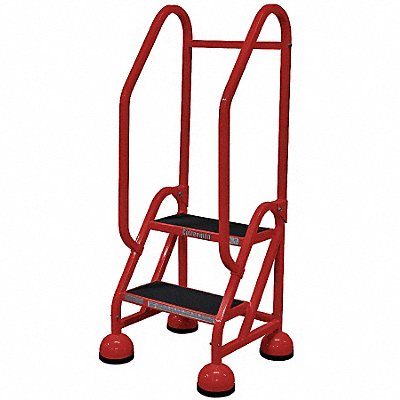 F2126 Rolling Ladder Hndrl Platfm 18 In H MPN:ST-201 A2 C6 P5