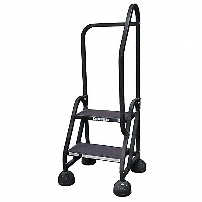 D5254 Rolling Ladder Hndrl Platfm 18 In H MPN:ST-203 A2 C7 P5