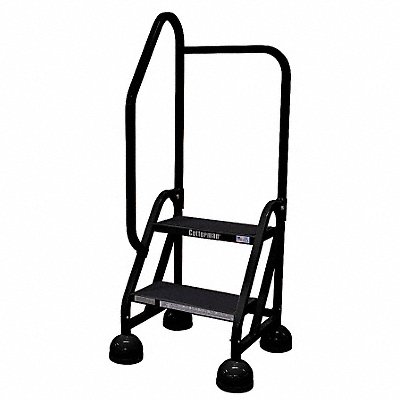 D5269 Rolling Ladder Hndrl Platfm 18 In H MPN:ST-222 A2 C7 P5