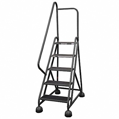 D5253 Rolling Ladder Hndrl Platfm 45 In H MPN:ST-502 A2 C7 P5