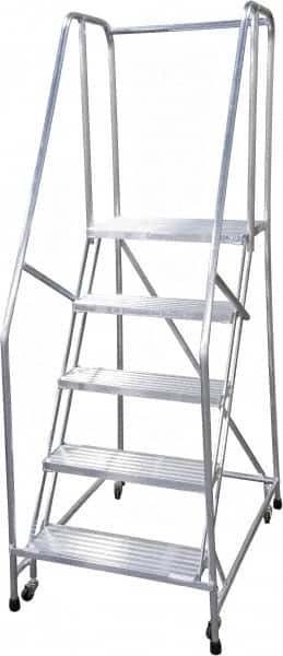 Aluminum Rolling Ladder: 5 Step MPN:3530238