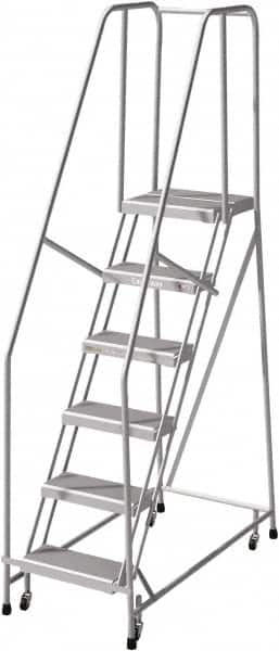 Aluminum Rolling Ladder: 6 Step MPN:3530240