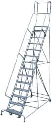 Steel Rolling Ladder: 14 Step MPN:D0470039-19